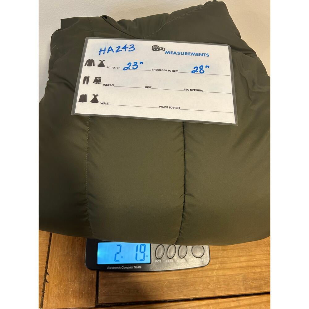 THE NORTH FACE XL Gotham Women's Khaki 550 Down Puffer Hooded Quilted Faux Fur - Picture 16 of 16